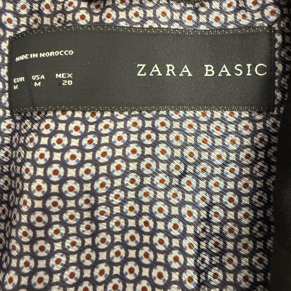 Zara Basic Black Women's Blazer Medium - image 3